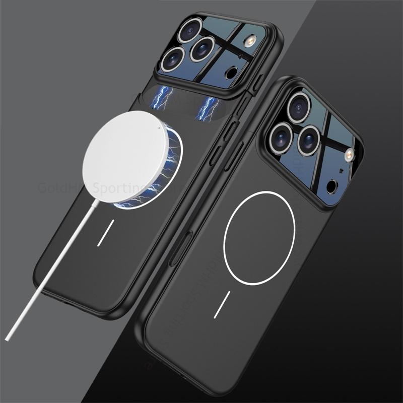 For Iphone 17 Pro Max Magsafe Camera Wireless Charge Case For iPhone Apple 17 Pro Max Ultra Slim Magsafing Shockproof Cover For iPhone 17 Pro Capa