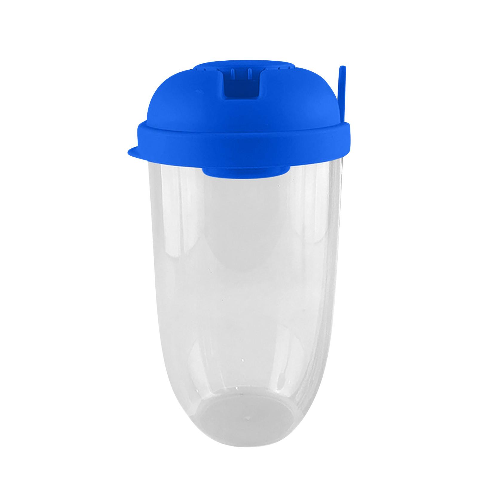 

Чашка для свежих фруктов и овощей Шейкер для еды с контейнером для заправки и вилкой Контейнер для свежих фруктов Контейнер для еды One Size синий