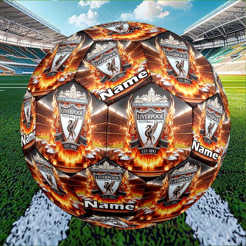Individueller Name Personalisierte Fußballmannschaft F.C-A Druck Größe 5 Fußball Training & Spiel Fußball, für Team, Kicken, Geschenk für Fußball-Enthusiasten