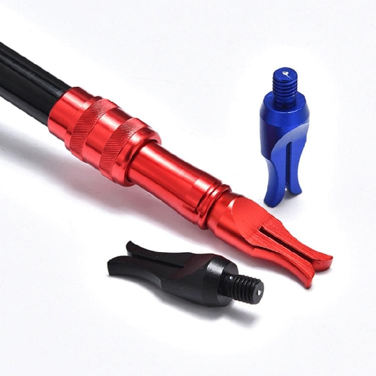 Poles Thrower Equipment Fishing Rod Thrower Aluminum Poles Throwing Device for Freshwater Stream River Fishing Tackle Tool