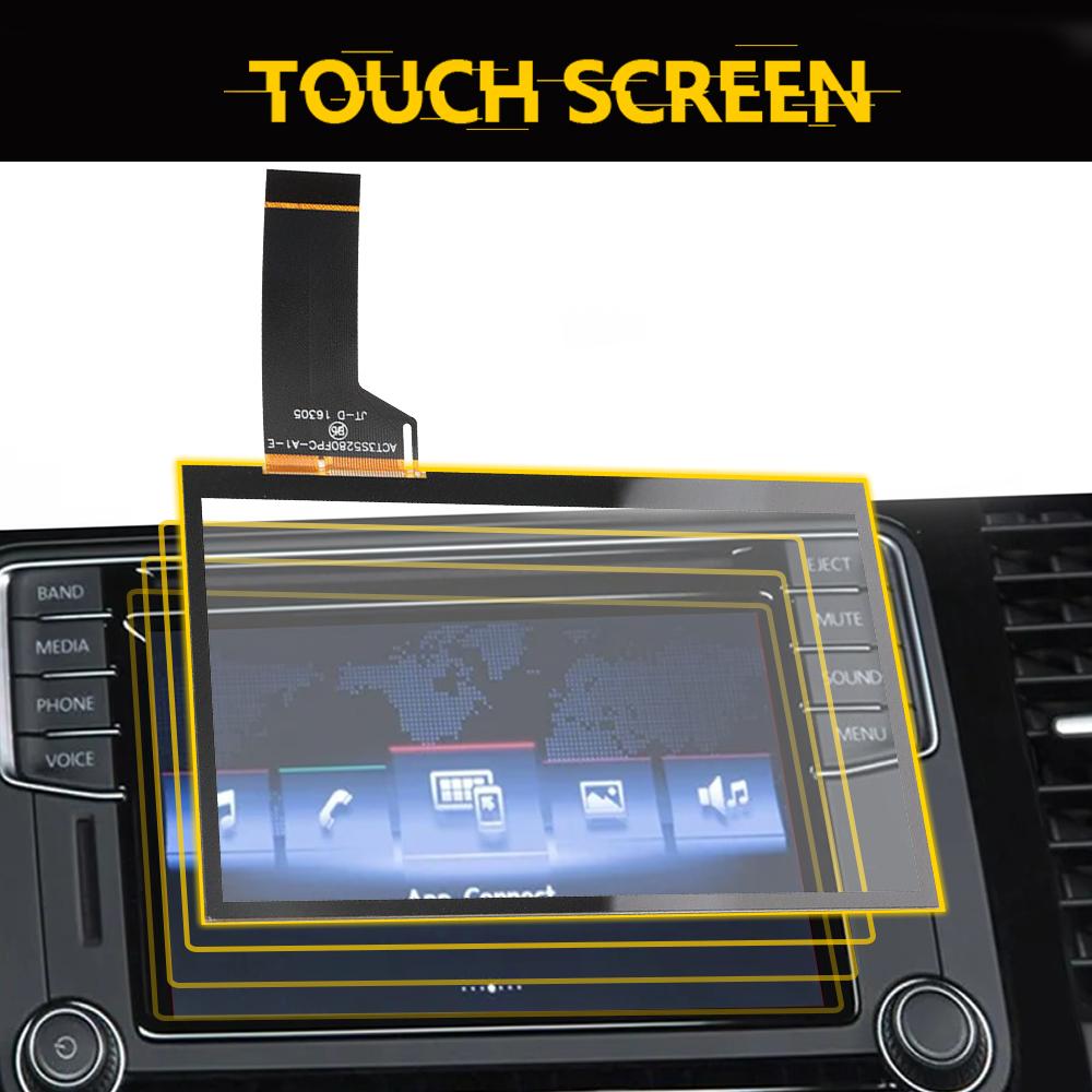 Touch Screen Digitizer Car Radio DVD Player GPS Navigation For VW Magotan B7 Scirocco Golf 6R Polo Tiguan CC GTI Jetta Passat