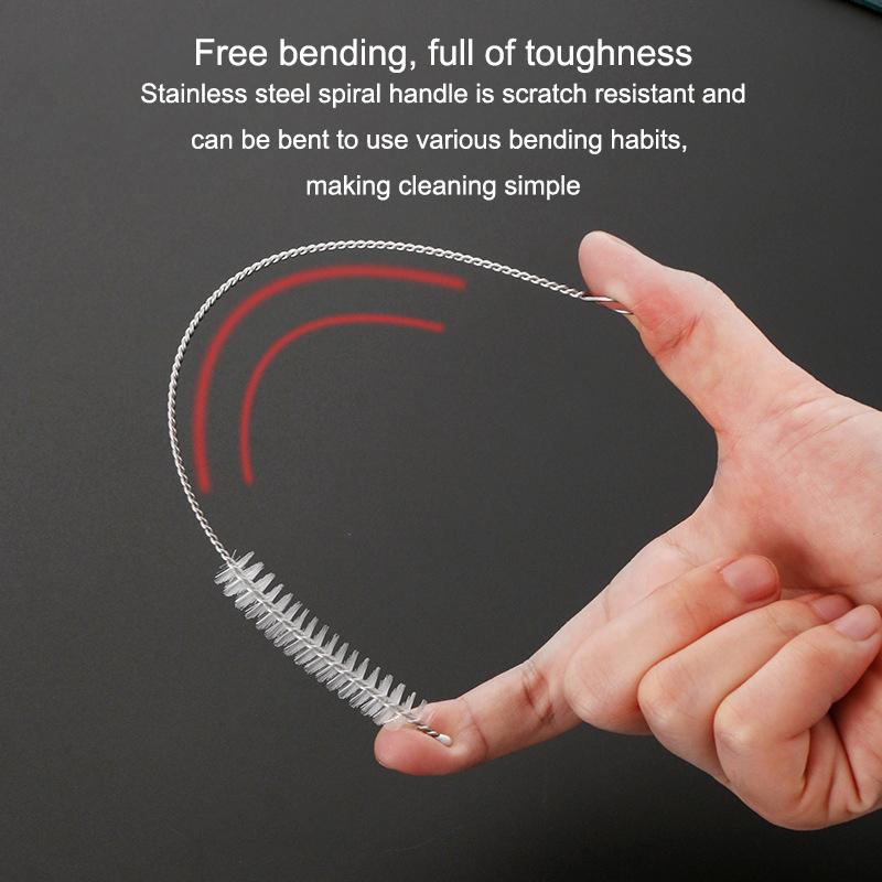 10pcs Bottle Cleaning Brushes Multifunctional Reusable Straw Cleaning Brush For Narrow Neck Bottles Cups Cleaning Tattoo Cup Br