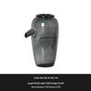 Kiln-Fired Ceramic Water Jar with Filtration, Circulation, and Ornamental Flow for Fish Tanks