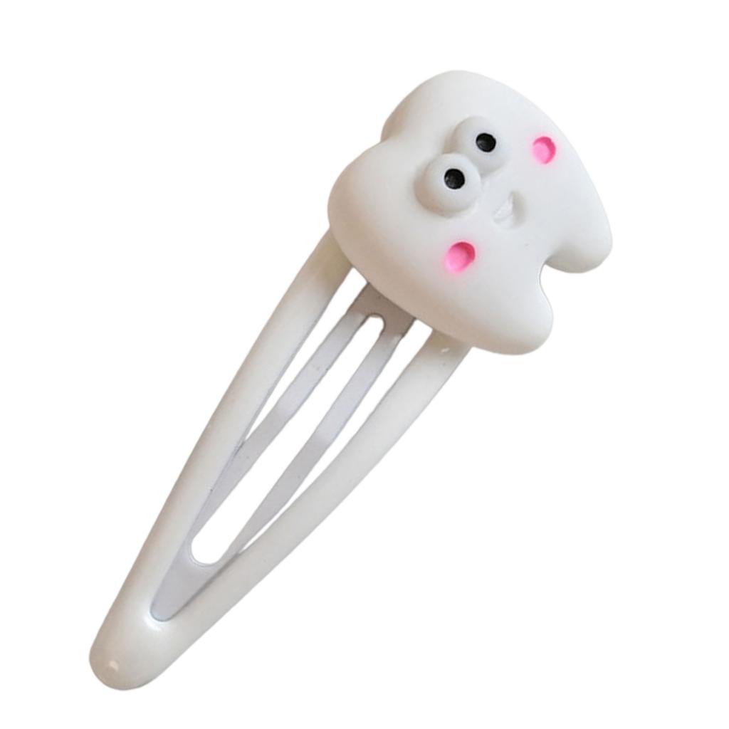 Lustige Zahnform-Klammer Harajuku Y2K Mädchen Damen Haarnadel Niedliche Haarspangen Y2K-Mädchen Haarnadel Süße Handgemachte Haarnadeln