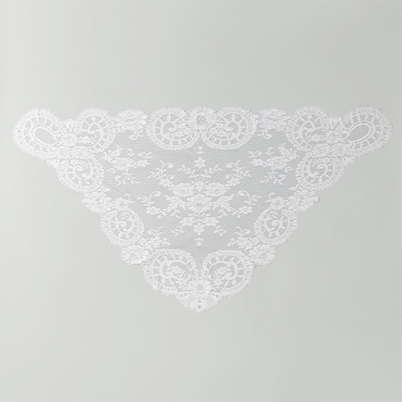 Fashion summer thin flower polyester versatile triangle towel travel temperament decoration solid color outer shawl bag headscarf