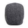 Fashion Vintage Men Beret Hats Warm Casual Newsboy Cap Classic Big Size Flat Hat Men