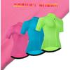 Womens Lightweight Breathable Cycling Jersey Short Sleeve Solid Color Road Bike Apparel