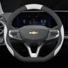 2026 For CHEVROLET Car Steering Wheel Cover PU Leather All Seasons Fit Cruze Malibu Trax Equinox Tahoe Onix Captiva Accessories