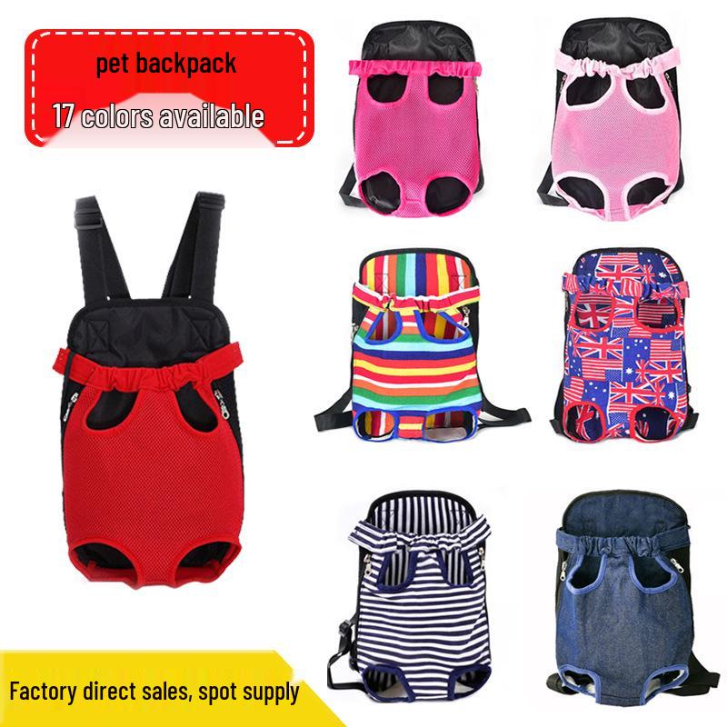 Outdoor Pet Front Carrier Bag: Portable, Four-Leg Design, Ideal for Cats and Dogs