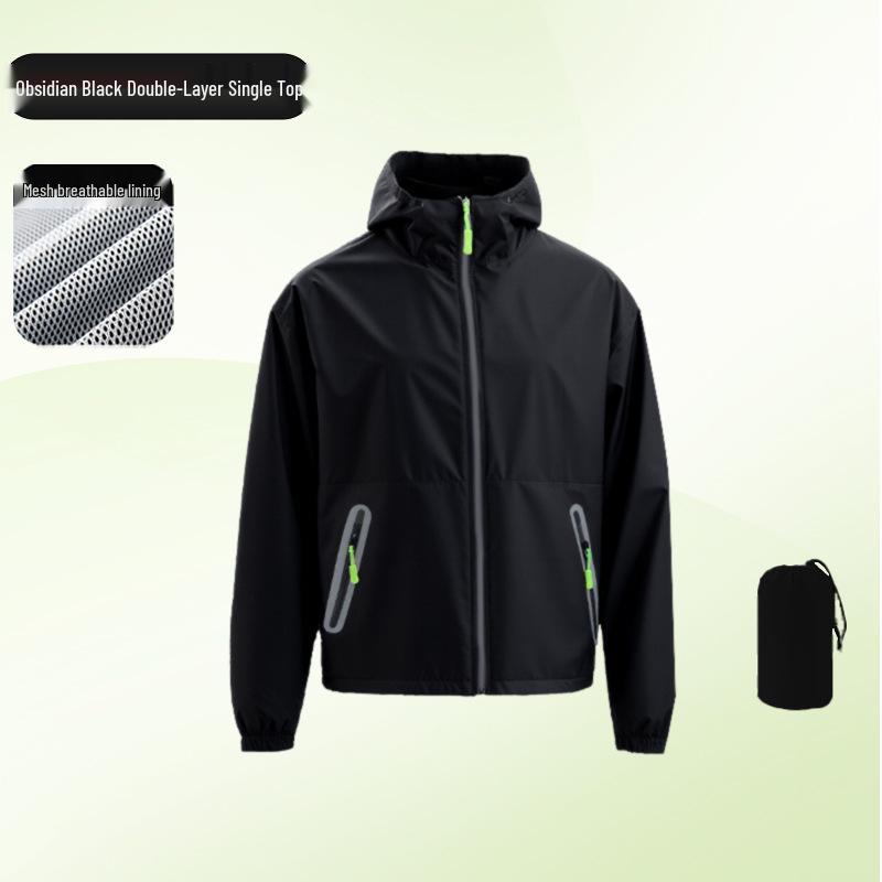 Men's Ultra-thin Raincoat and Pants Set: Anti-heavy Rain, Lightweight, Portable, Breathable for Outdoor Riders