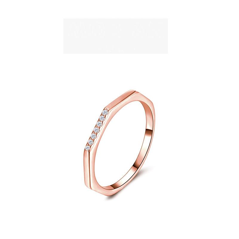 Tancise Classic 925 Sterling Silver  Zircon Ring Ladies Jewelry Wedding Promise Party Gift