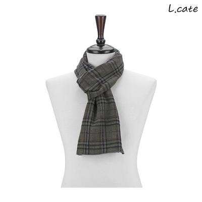Elkate Women's Muffler LNM177 Women's Check Daily Scarf