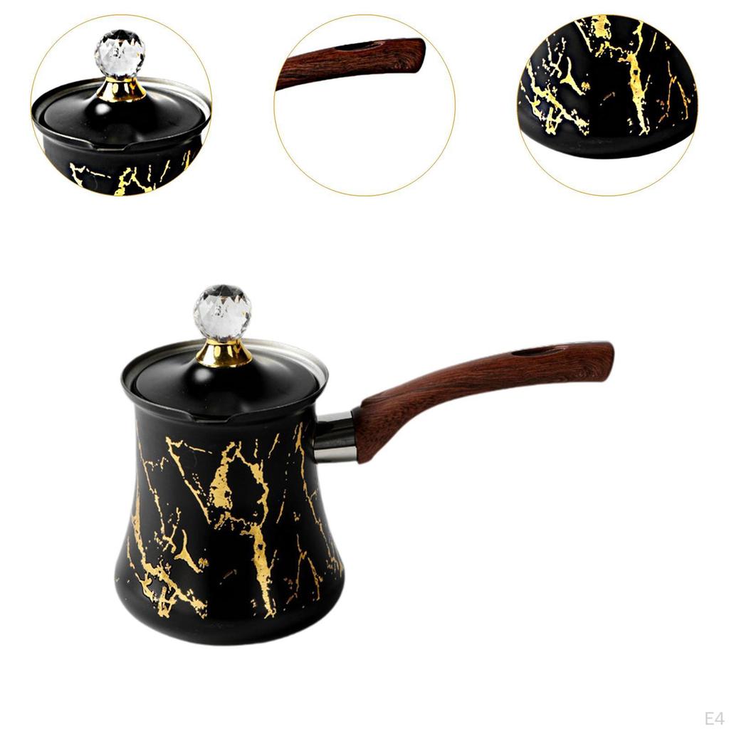 Coffee Pot Butter Warmer Jug Comfortable Grip Maker Chocolate Melting