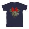 Disney Mens Minnie Mouse Leopard Christmas T-Shirt