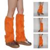 Damen Flauschige Kunstpelz Beinstulpen Pelz Absätze Lange Stiefel Manschetten Abdeckung Ein Paar Karneval Stiefelabdeckung Y2K JK Uniform