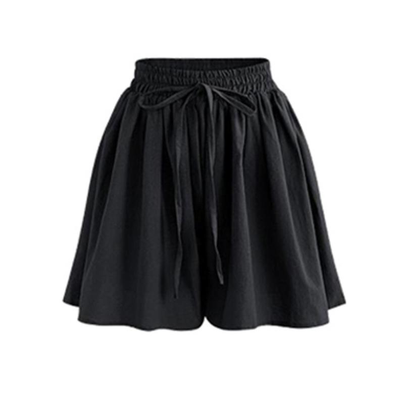 Casual Shorts for Women Drawstring Palazzo Short Pants Summer Loose Elastic High Waist Shorts Breathable Thin Short Pants Plus Sport Vacation Shorts