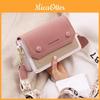 Trendy Small Square Bag With Single Shoulder Strap And Side Pockets