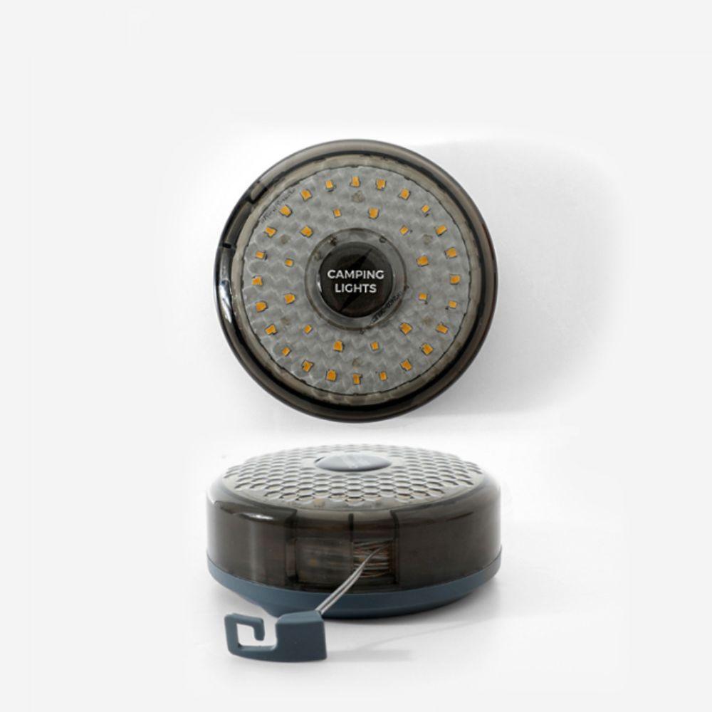 Wiederaufladbare USB-Camping-Lichterkette, 8m Länge, LED-Technologie, Wiederaufladbare Lichterkette, Tragbares Design, Kunststofftextur