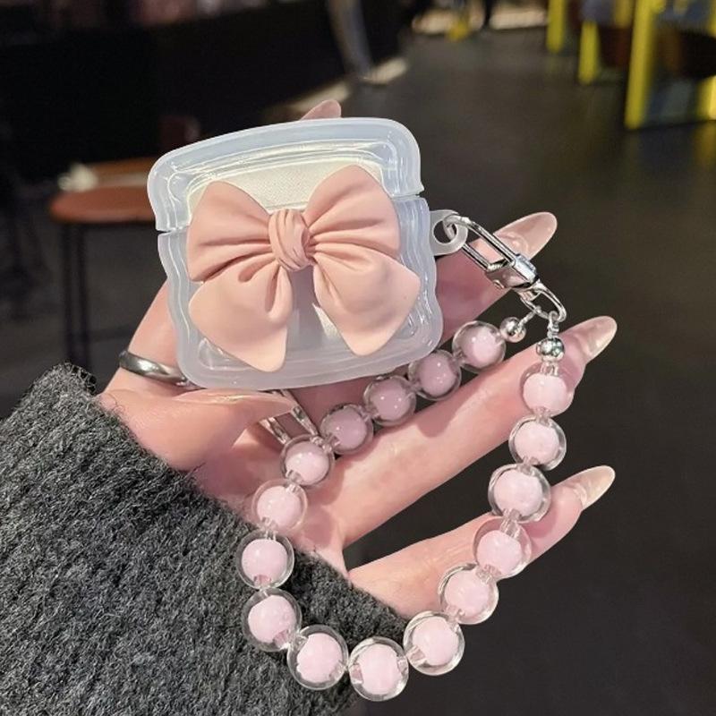 Ins Korean Girl Bow for AirPods 1 Apple Earphone Protective Case Pro1 Generation Bluetooth Earphone Cover