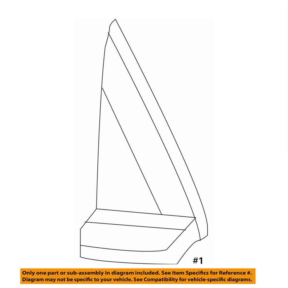 Front Left Side Fender Corner Trim Molding For Gmc Terrain 2018-2022 84107336