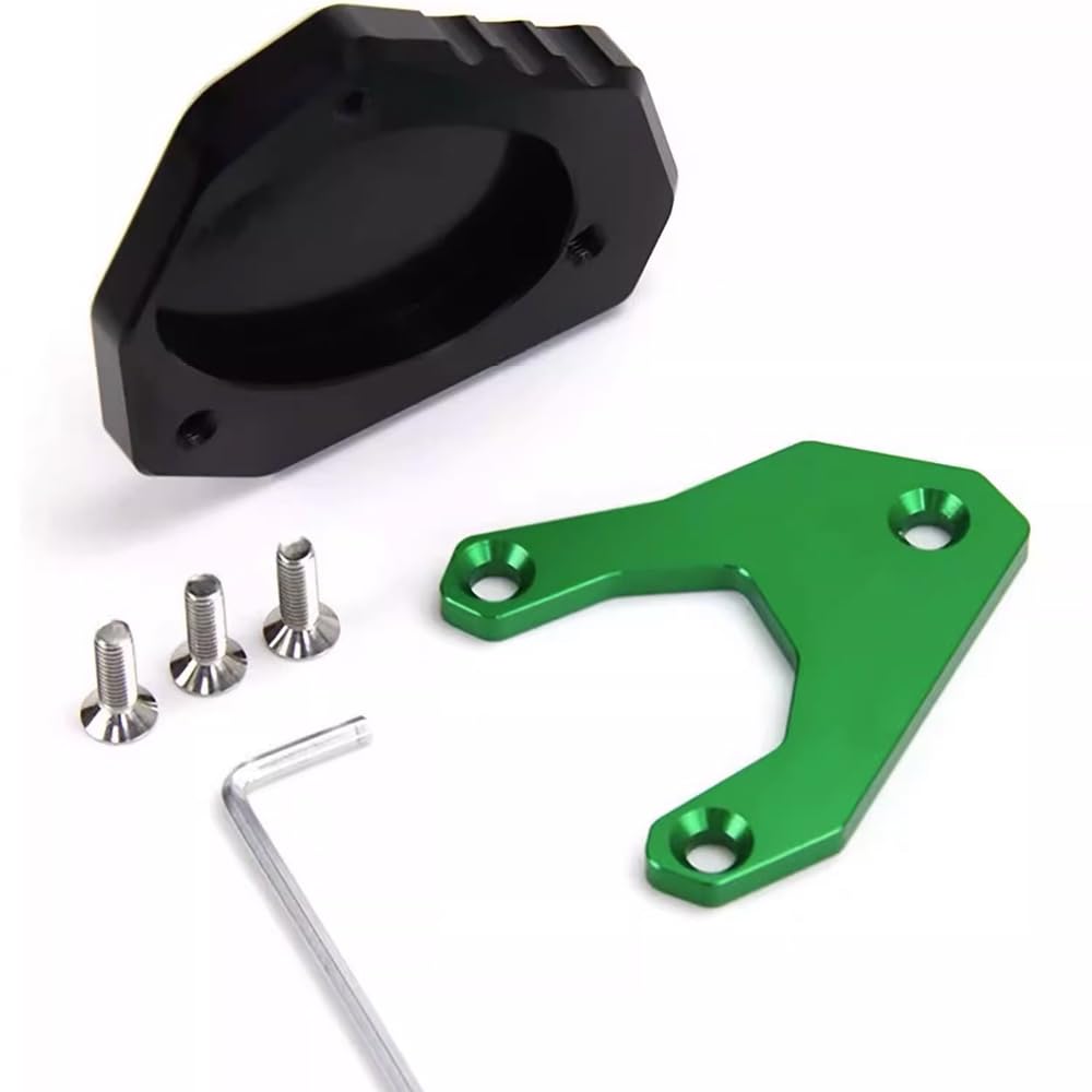 FÜR Eliminator Eliminator SE 2023-2024 Neues Motorrad CNC Seitenständer Seitenständer Verlängerungsplatte Erweiterte Stützplatte (rot)