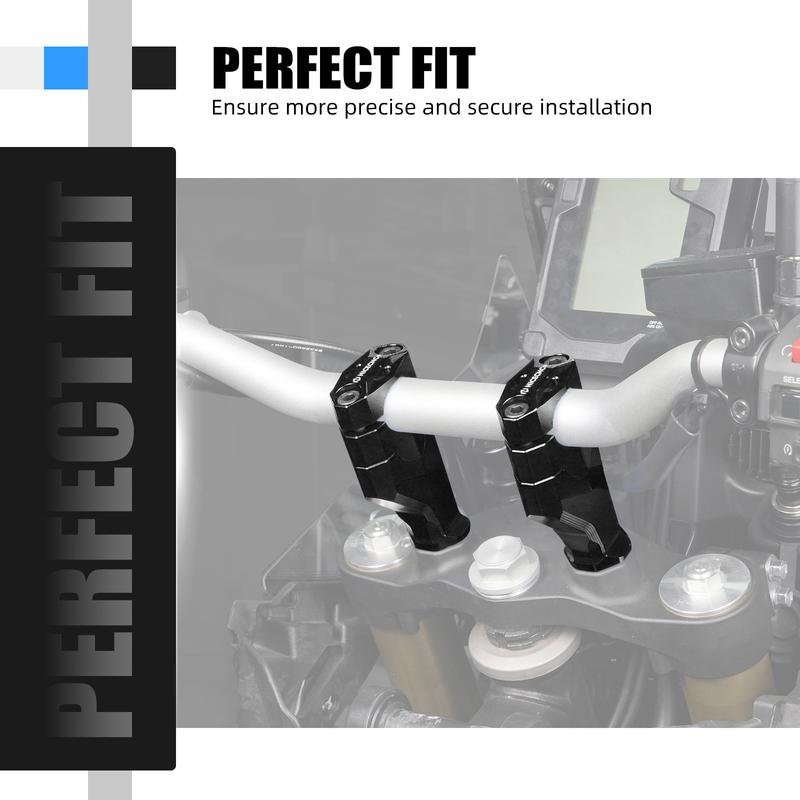 20mm Rise Motorcycle Pullback Handlebar Risers for Yamaha Tenere 700/Rally Edition XTZ700 2019 2020 2021 2022 2023 2024