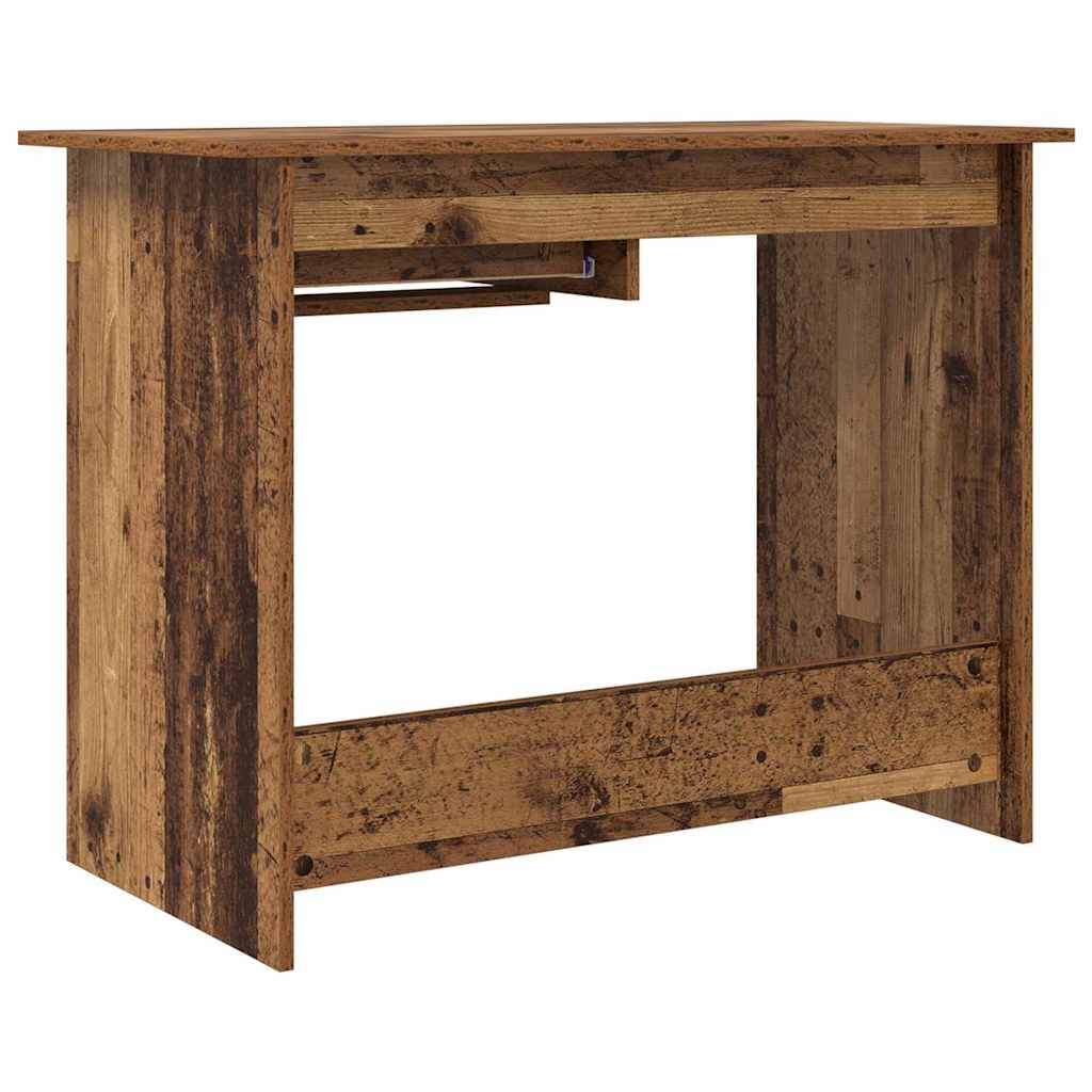Vintage Wood Desk 100 x 50 x 76 cm Particleboard