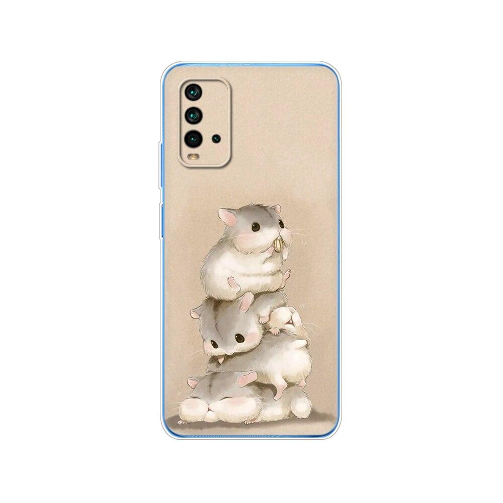 For Xiaomi Redmi 9T Case Silicon Soft Tpu For Redmi 9T Phone Back Cover 6.53 Inch Global Bumper Shockproof Protective Etui Funda