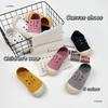 Children's Canvas Shoes Boys' Little White Shoes  Women's Treasure Kindergarten Baby Casual Soft Sole Students Pedal Cloth Shoes