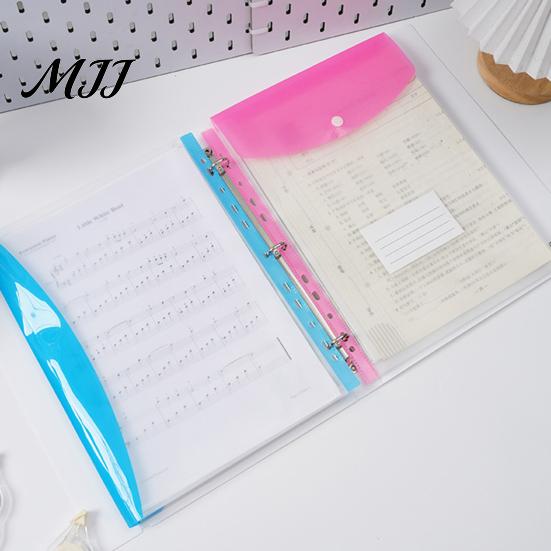 Schutzhüllen für Büro-Dokumententasche, 11-Loch-Loseblatt-Design, Hochtransparente Blattprotektoren, Ringbuch-Einstecktaschen mit