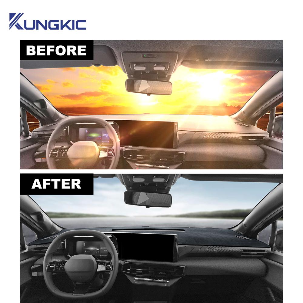 Dashboard Sunshade Mat for Renault Clio 2026 2027 2028 Anti-Glare Velvet UV Protection Interior Dash Cover
