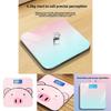 Square Digital Body Scale With Temperature Sensor And Compact Design For Home