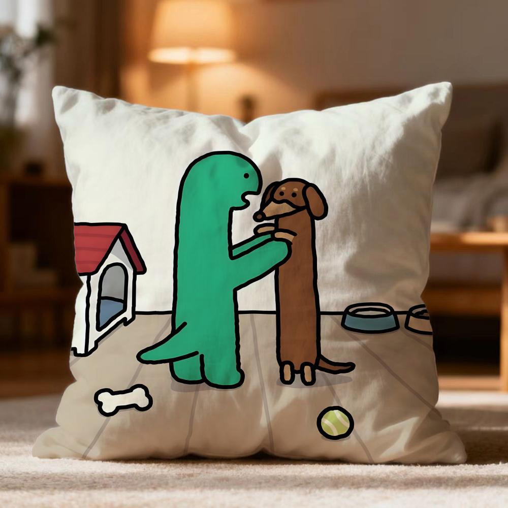 Fashion J-JJOGUMAN Cushion Cover Soft Washable Pillow Case Multi-Scene for Couch Bed Travel Office Use