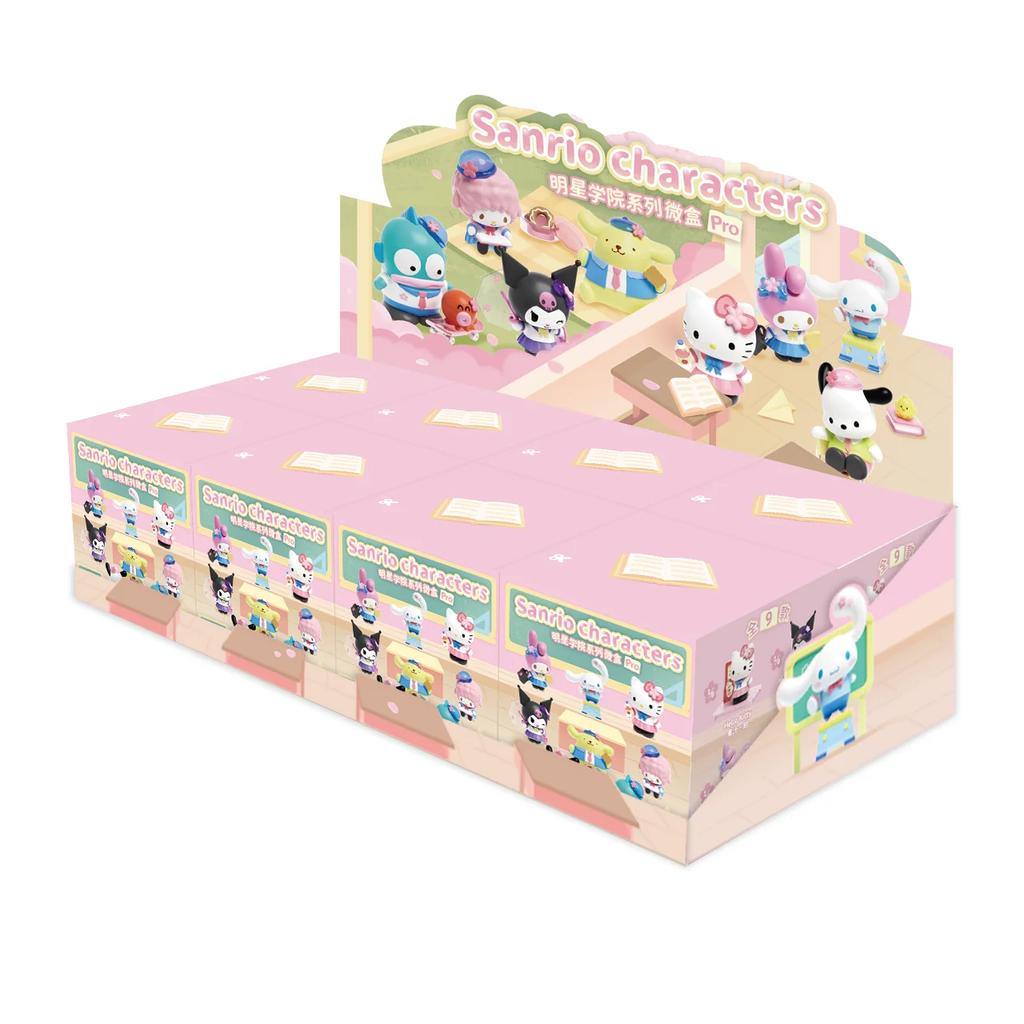 Sanrio Star Academy Micro Box Blind Box Collection  Kuromi Pochacco Gifts Toy Model Anime Figures Collect Ornaments