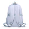 Large Capacity Backpack Color Block Student Schoolbag