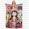 Luffy one piece Throw Blanket for Couch Fuzzy Soft Plush Blanket 50x60 Inches Multi-size Bedspread for All Seasons