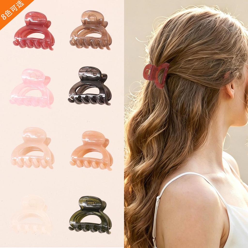 Women's Small Simple Shark Hair Clip for Half-Up Hairstyles