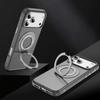 For iPhone 17 Magnetic Case Skin-Feel Rubberized PC + TPU Phone Cover Compatible with MagSafe