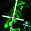 YDD Lightsaber Kylo Ren Replica Lightsaber, Illuminated Green LED Lightsaber, Force FX, Metal Handle, Adult Size (78 Cm Blade)