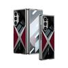 For Samsung Galaxy Z Fold 7 Case Luxury Business Leather Grain Plating360° Full Coverage Cover For Galaxy Fold7 Shockproof Funda