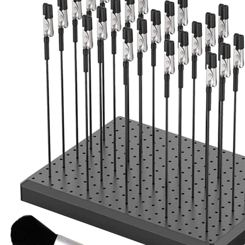 Painting Stand Base Holder and 10Pcs Alligator Clip Set Modeling Tool for Drawing Model Lovers
