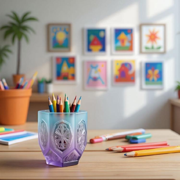 Church Relief Silicone Jewelry Container Flower Pot Mold For DIY Resin Crafts Gifts And Home Decoration Projects