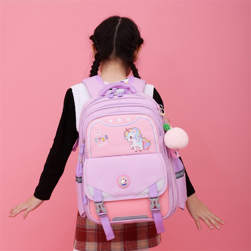 Cute And Modern Design Kids Backpack Comfortable And Breathable Oxford Fabric