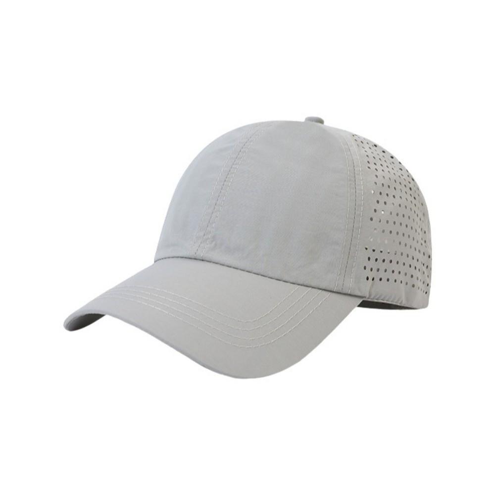 

Breathable Mesh Women‘s Baseball Caps Lightweight Running Cap Peaked Cap Outdoor Sports серый