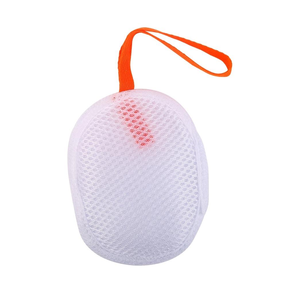 1pc Soap Net Bag | Double-Sided Soap Foam Net for Bathing, Scrubbing, and Cleansing with Acetate Material