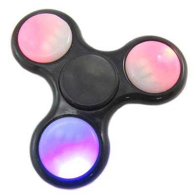 Les Trésors De Lily [P1759] - LED Handspinner 'Les Lumineux' Black - 7 Cm