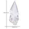 Romantic Women Lace Edge Long Cathedral Wedding Bridal Veil Accessory Headwear
