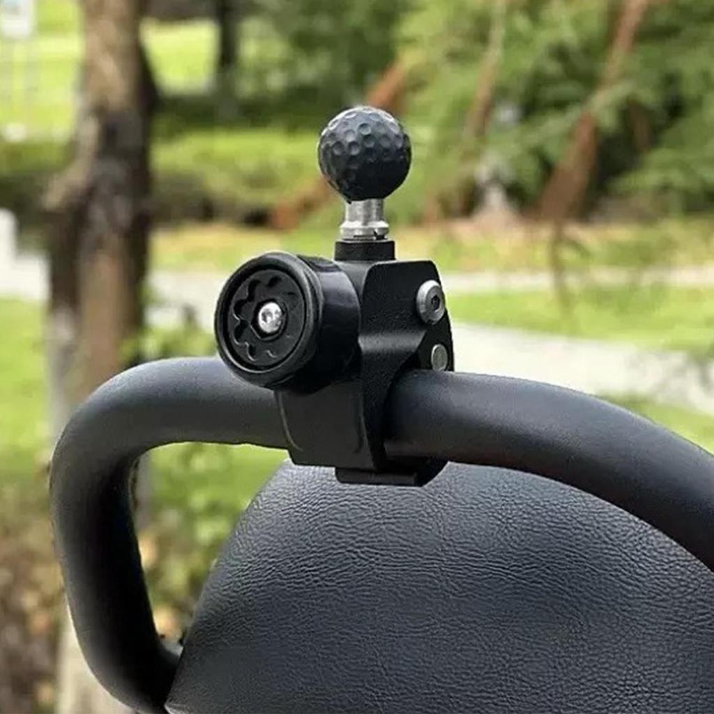 Action Camera Mount Aluminum Alloy Strong Clamp Ball Head Motorcycle Bracket Clip Ball Head Accessories Sports Camera Fixed Base