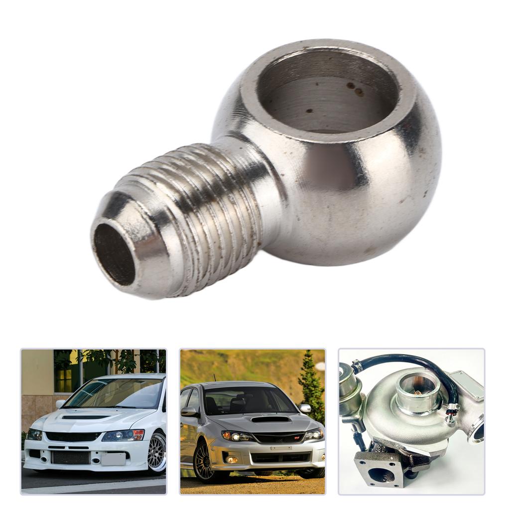 Turbo Banjo Adapter 6AN To M14 304 Stainless Steel Fitting 414‑02101‑007 Car Accessory