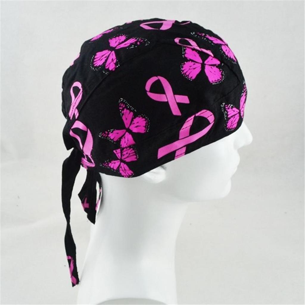 Baumwoll-Schädelkappe Kopfwickelmütze Motorrad-Biker-Hut Schmetterlingsdruck-Bandana
